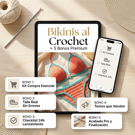 Bikinis al Crochet: Tu Primera Pieza en 24 Horas